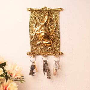 Metal Ganesh key hanger calendar