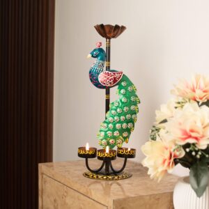 Iron Peacock T-Light