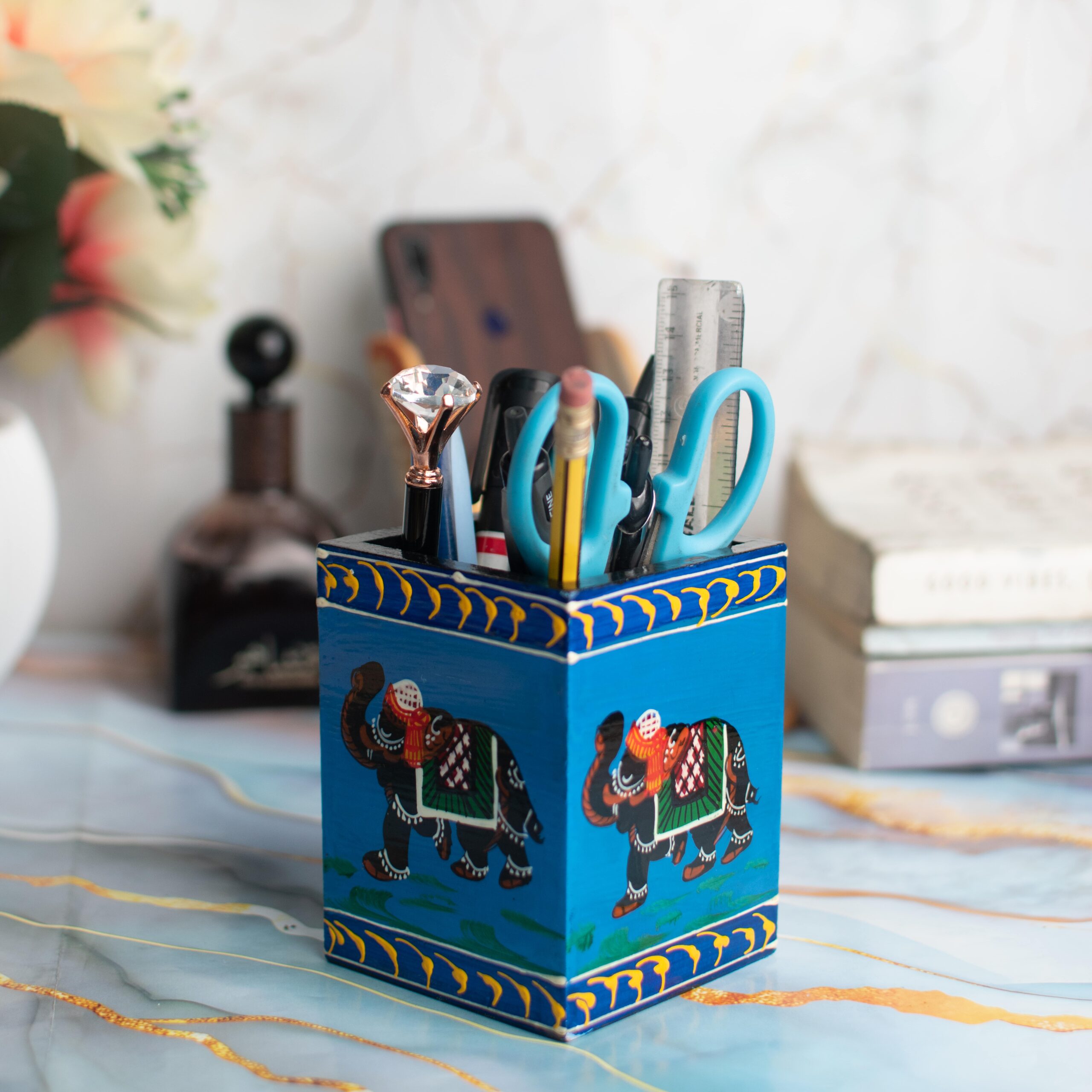Painted Pen stand