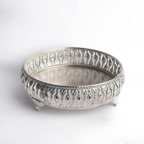 Silver Round Tray - Image 3