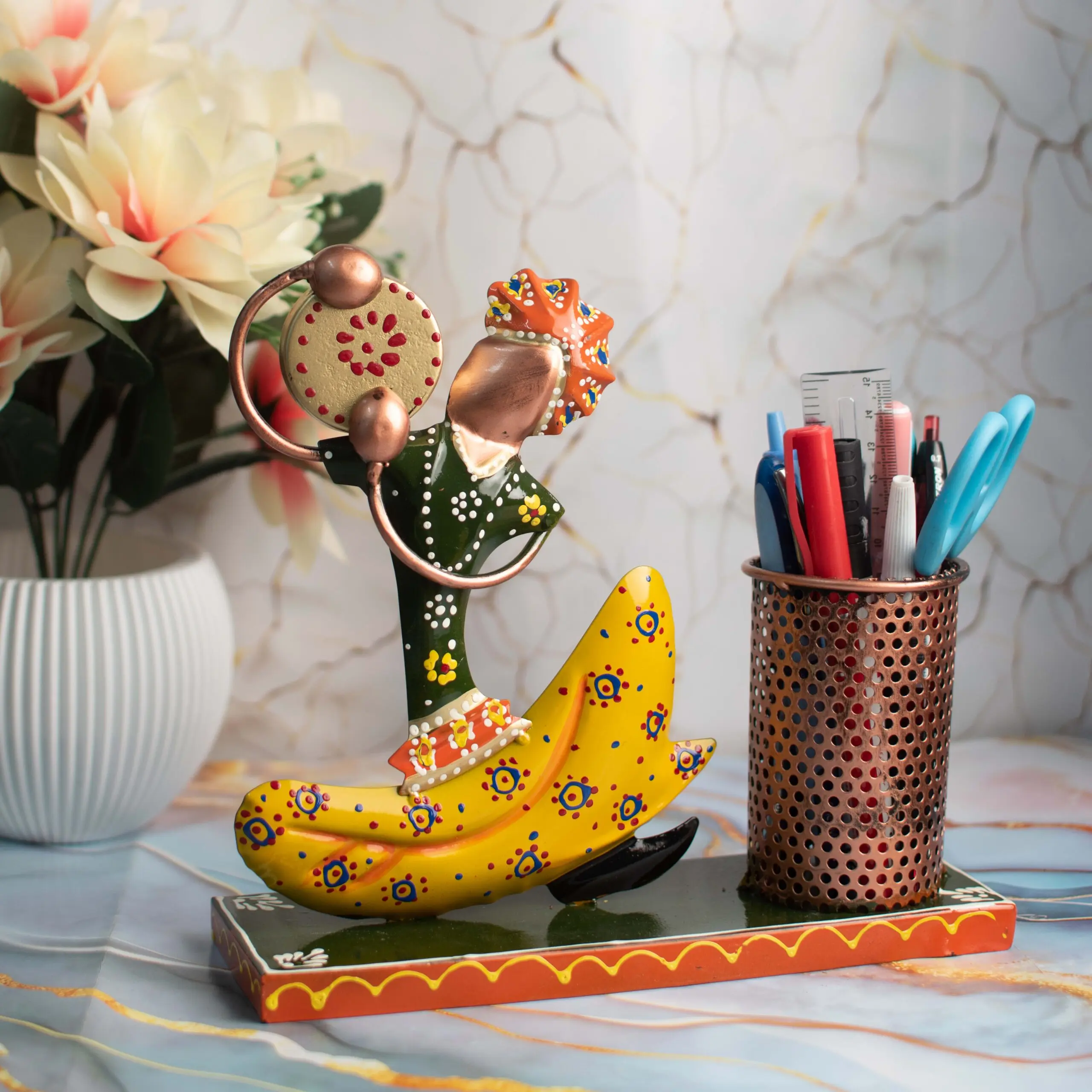 Iron Painted Pen Stand - Image 3