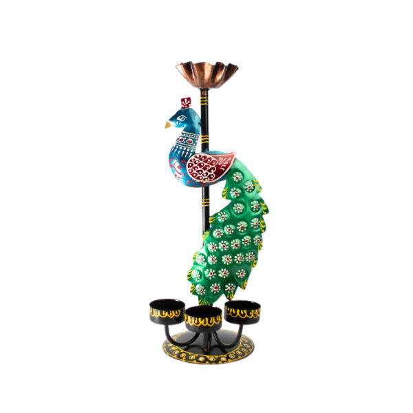 Iron Peacock T-Light - Image 4