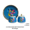 Iron Mina Basket With 2 Bowl - Image 4