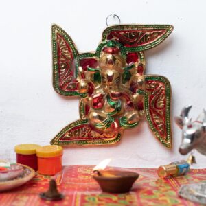 Metal Ganesh Swastik