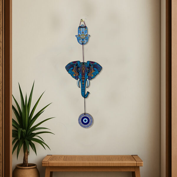 EVIL EYE ELEPHANT HANGING - Image 4
