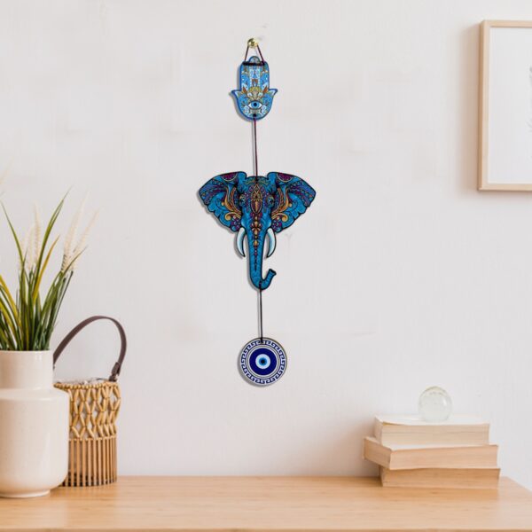 EVIL EYE ELEPHANT HANGING - Image 3