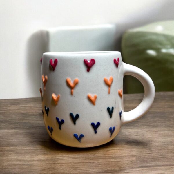 Multi Colour Heart Mug - Image 2
