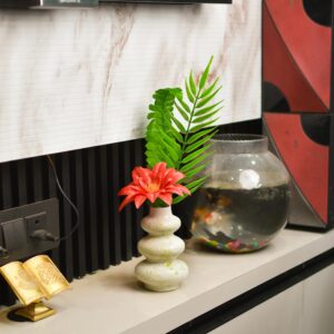 Green Round Shape Vase