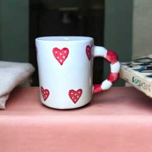 Red Heart mug