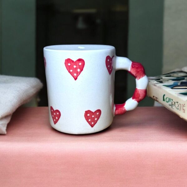Red Heart mug