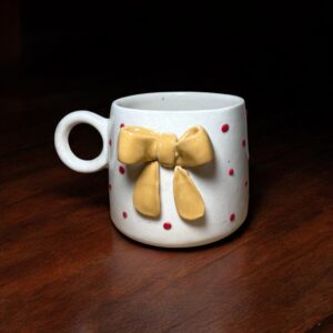 Golden Ribbon Mug