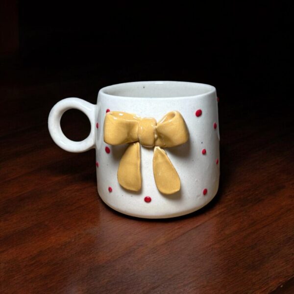Golden Ribbon Mug