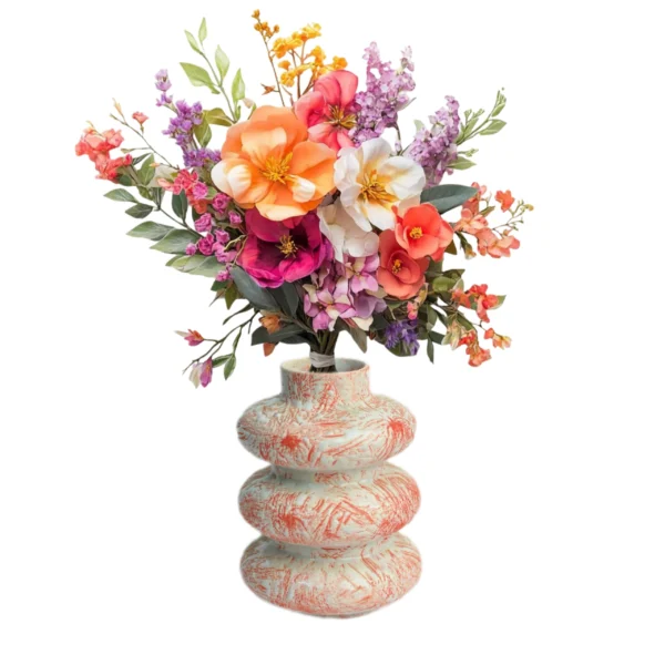 Round Shape Vase Pink - Image 2