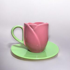 Tulip cup saucer